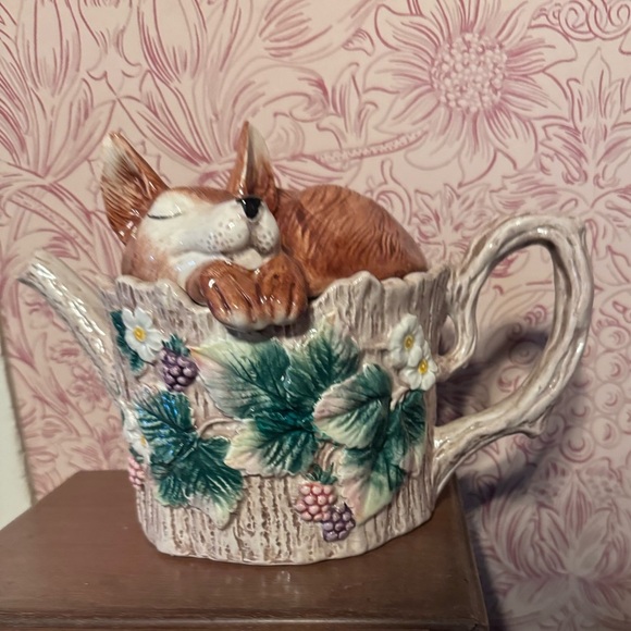 Fritz and Floyd sleeping fox teapot and sugar bowl - Picture 5 of 7
